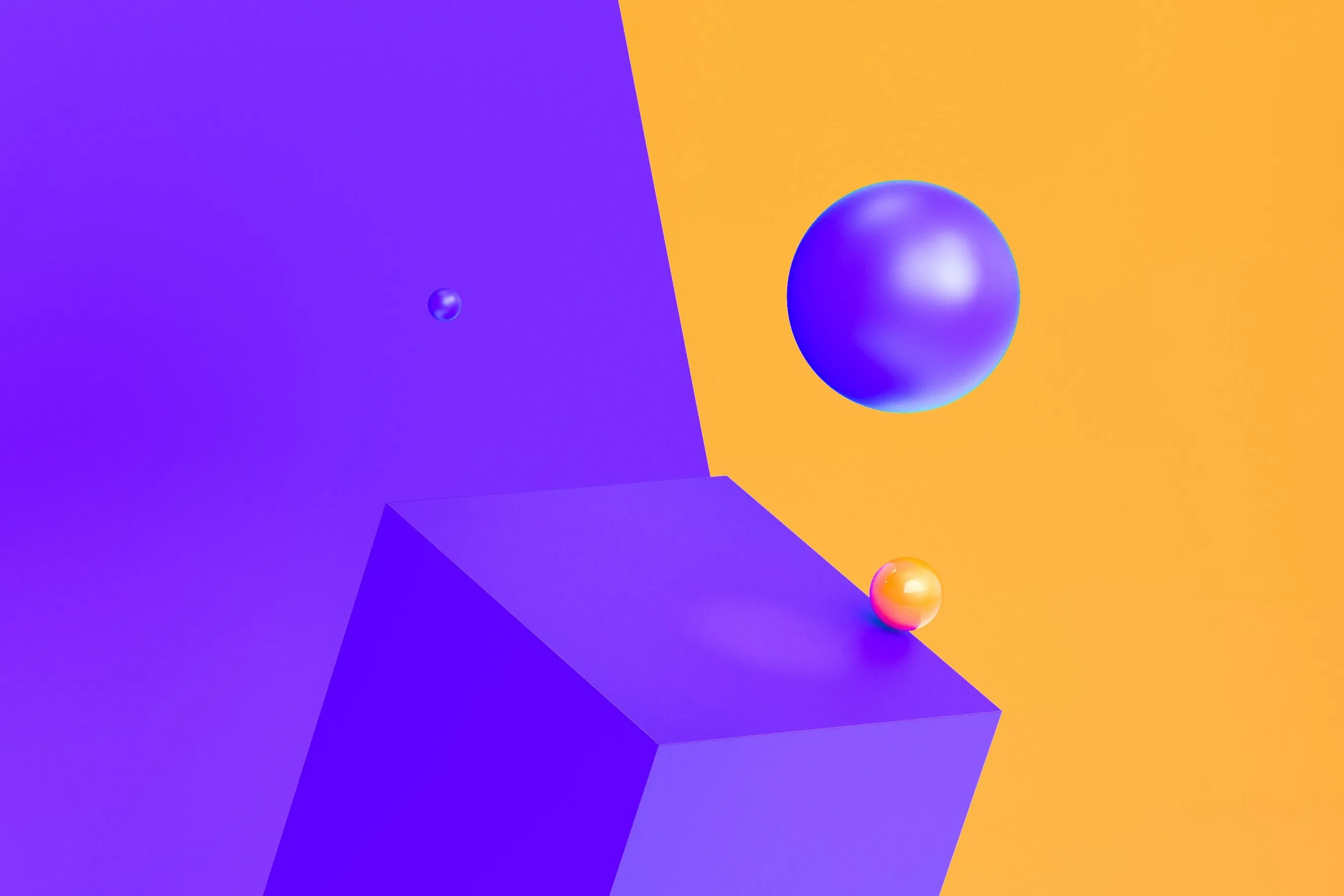 purple and orange backdrop